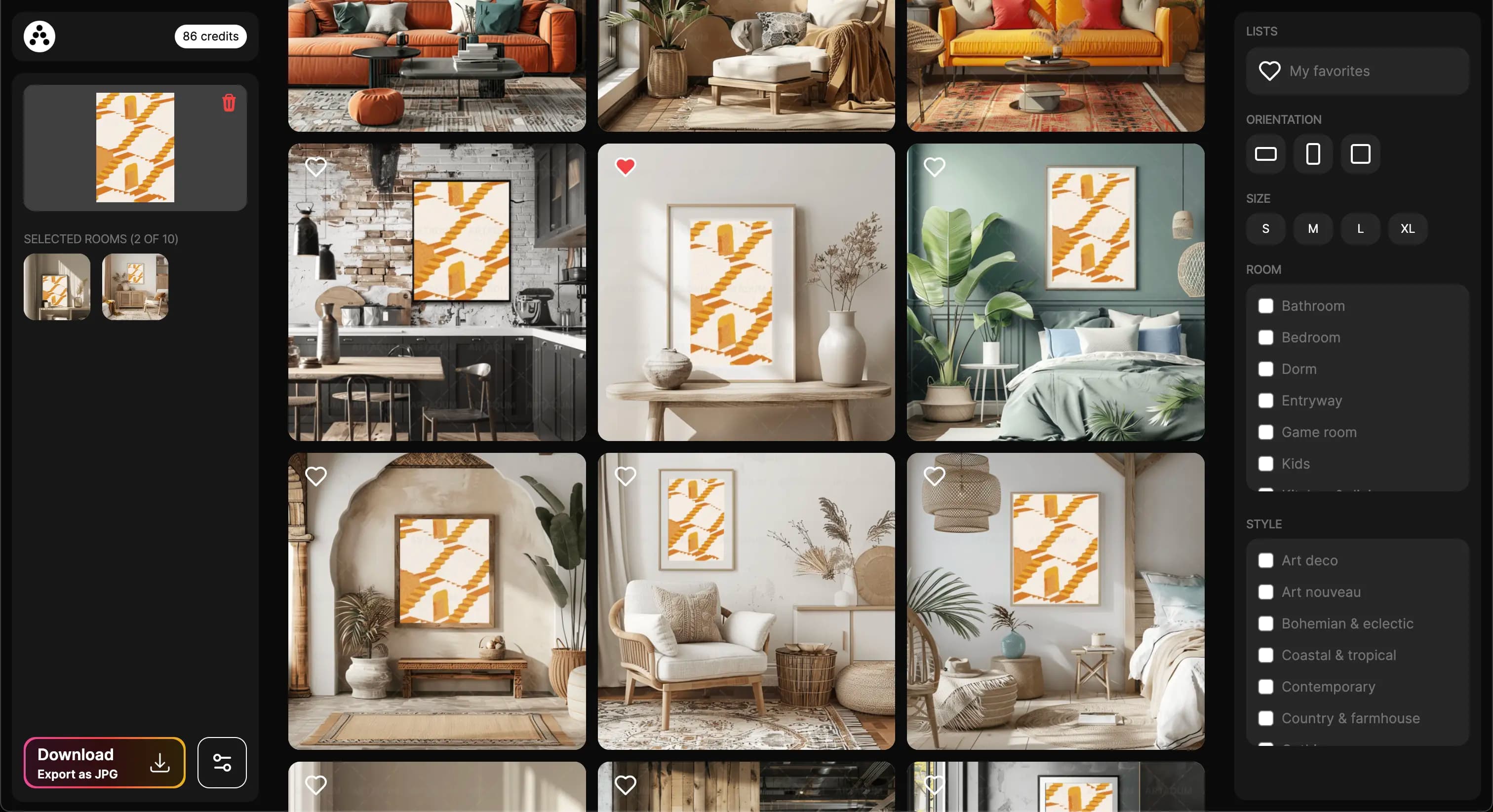 App screenshot