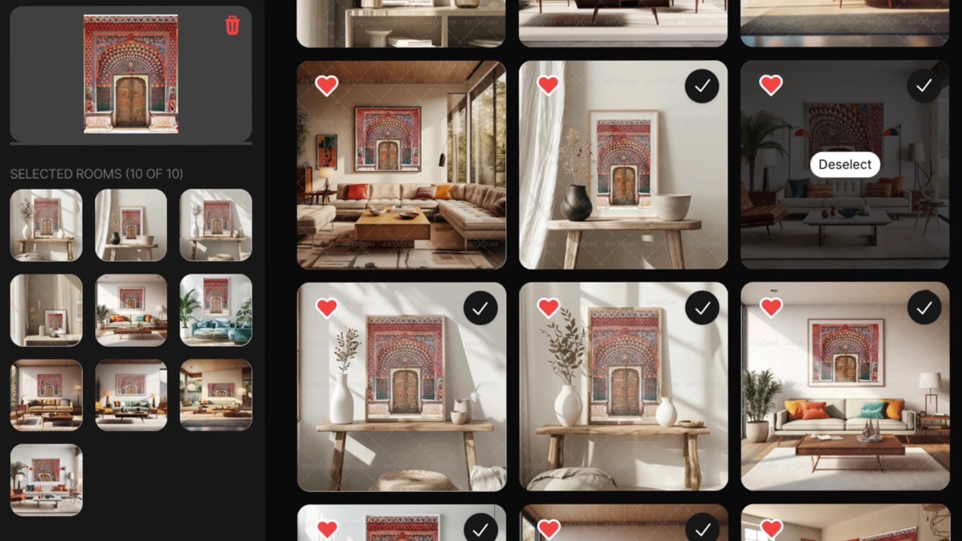 Hundreds of rooms to choose from